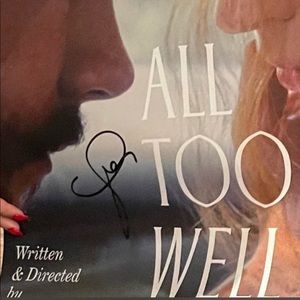 Taylor swift signed all too well poster